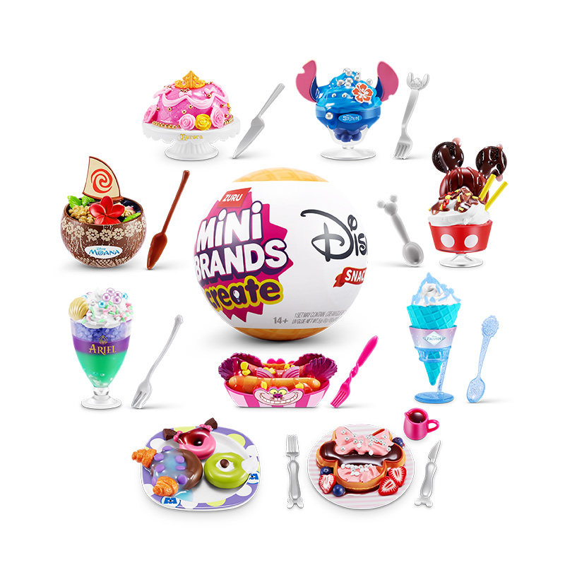 Zuru Mini Brands Create Disney – обзор и цена Food Snacks Items