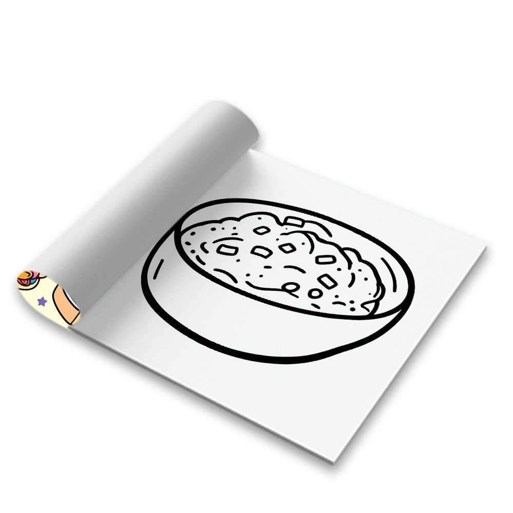 Книга-раскраска для снятия стр – обзор и цена Food Snacks Coloring Book
